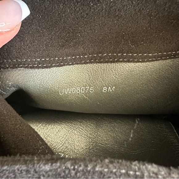 NIB Stuart Weitzman Black Suede Knee High Boots Women's 8 - Picture 10 of 12